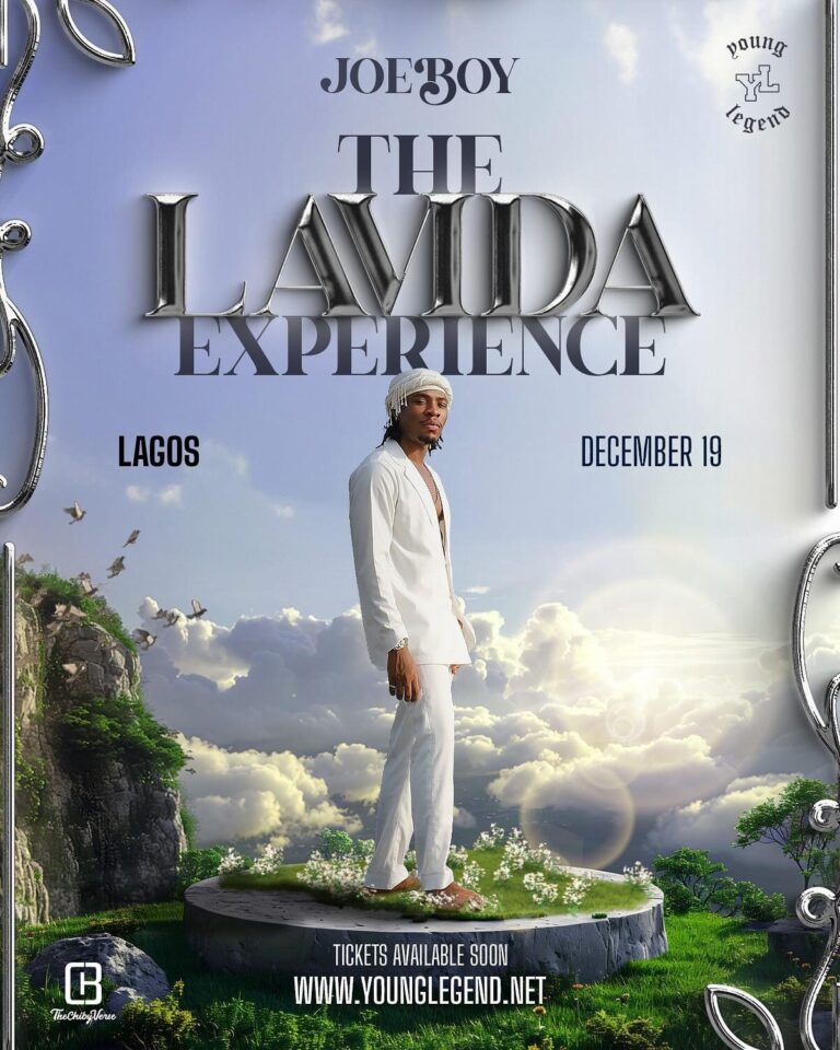 Joeboy Announces First-Ever World Tour for “The Lavida Experience”, Kicking Off in 2025